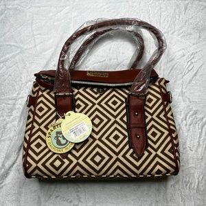 NWT - Spartina 449 Yemassee Trail Fold-Over Satchel
